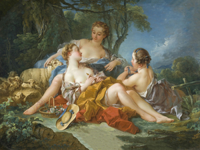 Francois Boucher - Les Confidences Pastorales | Франсуа Буше