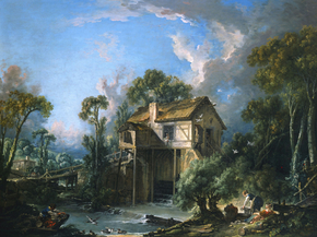 Francois Boucher - Mill at Charenton | Франсуа Буше