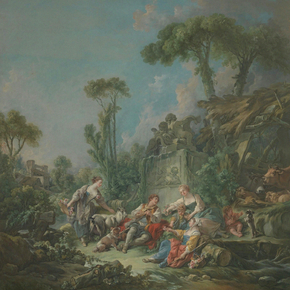 Francois Boucher - Shepherds Idyll | Франсуа Буше