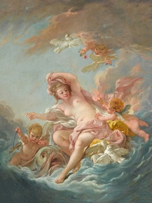 Francois Boucher - Venus Rising from the Waves | Франсуа Буше