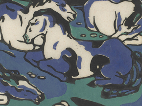 Franz Marc - Resting Horses | Франц Марк
