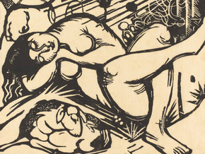 Franz Marc - Sleeping Shepherdess. Schlafende Hirtin | Франц Марк