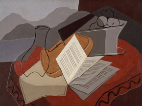 Juan Gris - Violin before an Open Window | Хуан Грис