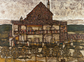 Egon Schiele - House with Shingle Roof. Old House II | Эгон Шиле
