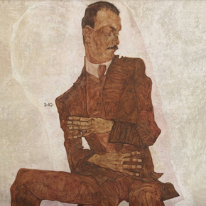 Egon Schiele - Portrait of Arthur Roessler | Эгон Шиле
