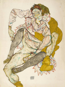 Egon Schiele - Seated Couple, 1915 | Эгон Шиле