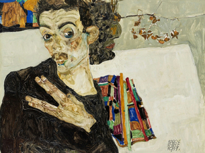 Egon Schiele - Self-Portrait | Эгон Шиле