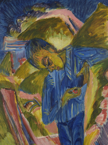 Ernst Ludwig Kirchner - Boy with sweets | Эрнст Людвиг Кирхнер