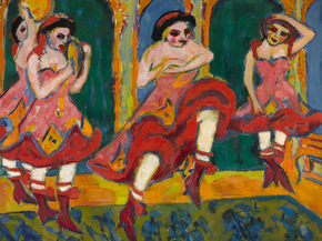 Ernst Ludwig Kirchner - Czardas dancers | Эрнст Людвиг Кирхнер
