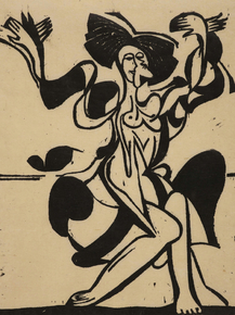Ernst Ludwig Kirchner - Die tanzende Mary Wigman | Эрнст Людвиг Кирхнер