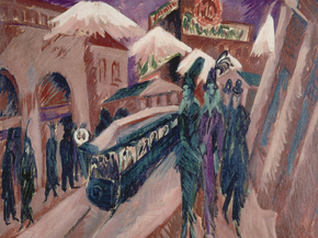 Ernst Ludwig Kirchner - Leipziger Strabe | Эрнст Людвиг Кирхнер