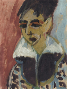 Ernst Ludwig Kirchner - Portrat Erna Kirchner | Эрнст Людвиг Кирхнер