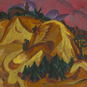 Ernst Ludwig Kirchner - Sand Hills in Grünau | Эрнст Людвиг Кирхнер
