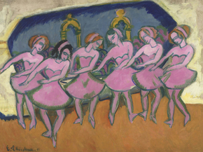 Ernst Ludwig Kirchner - Six Dancers | Эрнст Людвиг Кирхнер