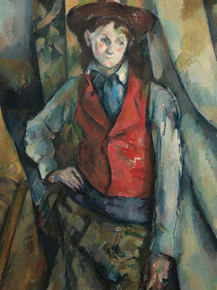 Cezanne Paul | Сезанн Поль - Мальчик в красном жилете
