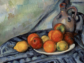 Cezanne Paul | Сезанн Поль - Фрукты и кувшин на столе