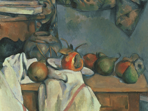 Cezanne Paul | Сезанн Поль - Имбирный горшок с гранатом и грушами