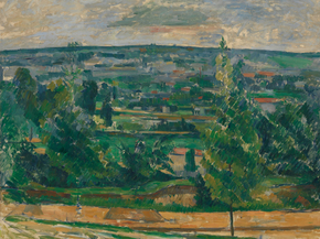 Cezanne Paul | Сезанн Поль - Пейзаж из Жас де Буффан