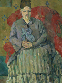 Cezanne Paul | Сезанн Поль - Мадам Сезанн в красном кресле