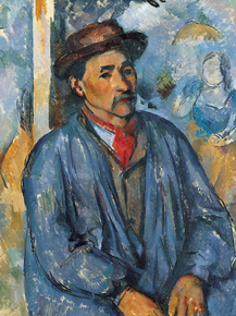 Cezanne Paul | Сезанн Поль - Мужчина в синем халате