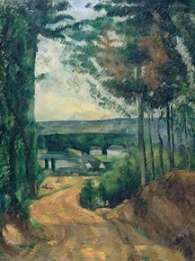 Cezanne Paul | Сезанн Поль - Дорога, ведущая к озеру