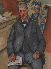 Cezanne Paul | Сезанн Поль - Сидящий мужчина