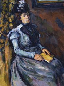 Cezanne Paul | Сезанн Поль - Сидящая женщина в голубом
