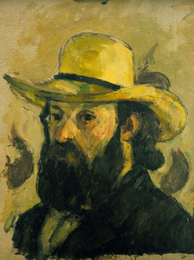 Cezanne Paul | Сезанн Поль - Автопортрет в соломенной шляпе