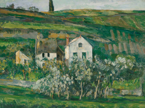 Cezanne Paul | Сезанн Поль - Небольшие дома в Понтуазе