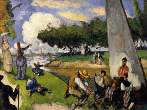 Cezanne Paul | Сезанн Поль - Рыбаки. Фантастическая сцена