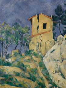 Cezanne Paul | Сезанн Поль - Дом с треснутыми стенами