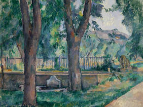Cezanne Paul | Сезанн Поль - Бассейн в Жас-де-Буффан