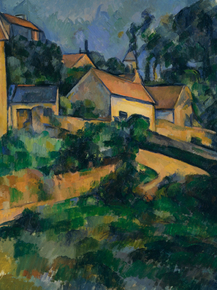 Cezanne Paul | Сезанн Поль - Поворотная дорога в Монжеруле