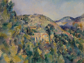 Cezanne Paul | Сезанн Поль - Вид на поместье Сен-Жозеф