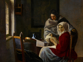 Jan Vermeer | Ян Вермеер - Прерванный урок музыки