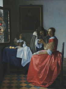 Jan Vermeer | Ян Вермеер - Девушка с рюмкой