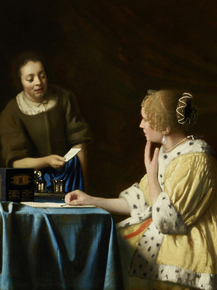 Jan Vermeer | Ян Вермеер - Госпожа и горничная