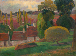 Paul Gauguin | Гоген Поль - Ферма в Бретани