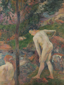 Paul Gauguin | Гоген Поль - Купальщица в Бретани