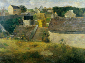 Paul Gauguin | Гоген Поль - Дома в Вожираре