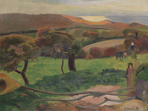 Paul Gauguin | Гоген Поль - Пейзаж из Бретани