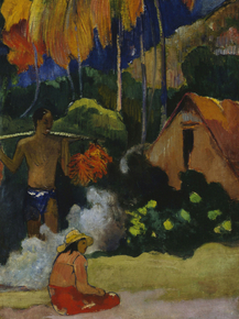Paul Gauguin | Гоген Поль - Пейзаж на Таити