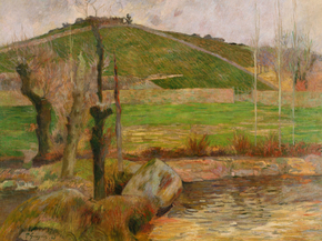 Paul Gauguin | Гоген Поль - Пейзаж возле Понт-Авена