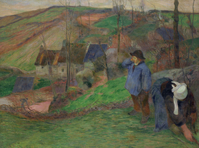 Paul Gauguin | Гоген Поль - Пейзаж Бретани