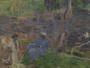 Paul Gauguin | Гоген Поль - На берегу реки на Мартинике