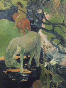 Paul Gauguin | Гоген Поль - Белая лошадь