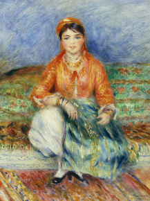 Pierr - Auguste Renoir | Ренуар Пьер - Алжирская девушка