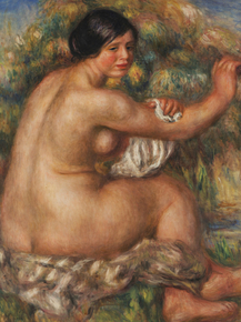 Pierr - Auguste Renoir | Ренуар Пьер - Купальщица вытирает руку