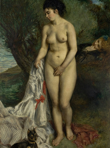 Pierr - Auguste Renoir | Ренуар Пьер - Купальщица с гриффоном
