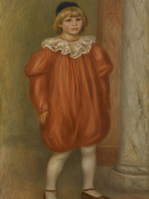 Pierr - Auguste Renoir | Ренуар Пьер - Клод Ренуар в костюме клоуна Pierr - Auguste Renoir | Ренуар Пьер - Клод Ренуар в костюме клоуна